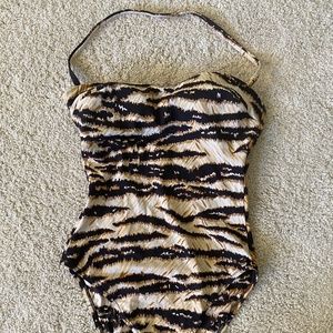 Dolce & Gabbana Animal print swimsuit in Small / Made in Italy